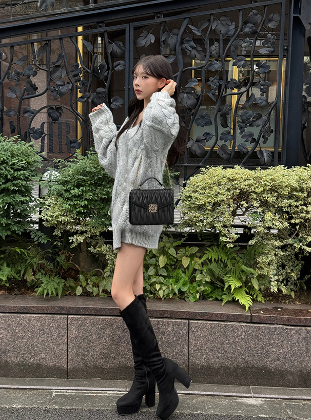 2Wayロゴプレートキルティングバッグ