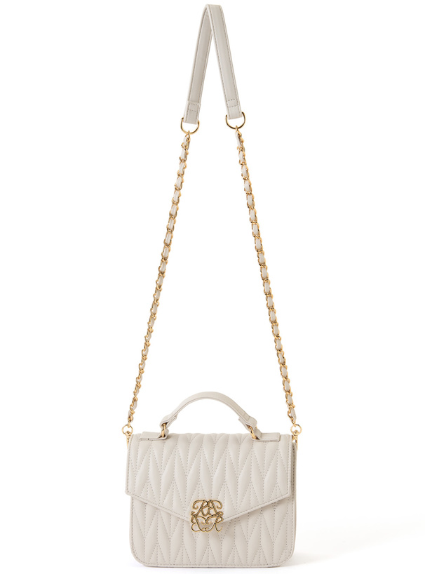 2Wayロゴプレートキルティングバッグ