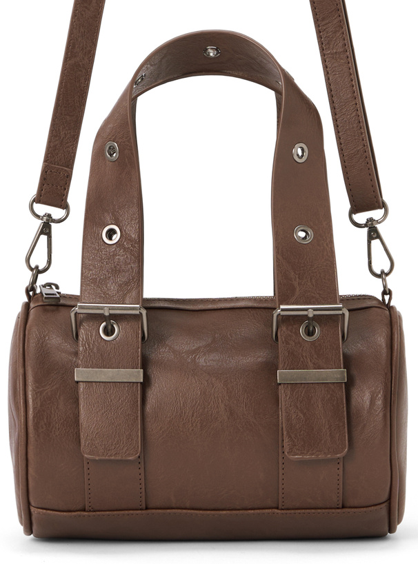 2Wayレザーボストンミニバッグ