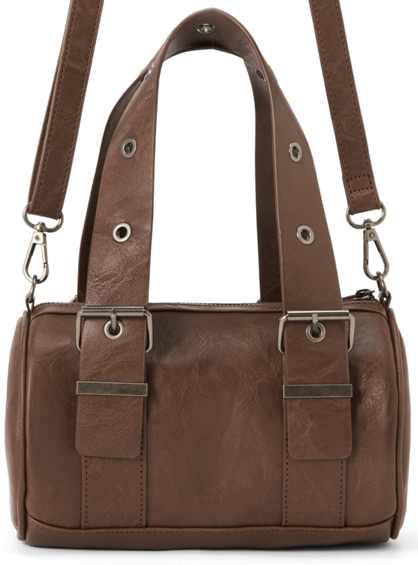 2Wayレザーボストンミニバッグ