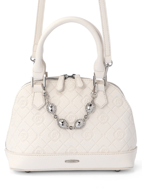 2Wayチャーム付きモノグラムバッグ