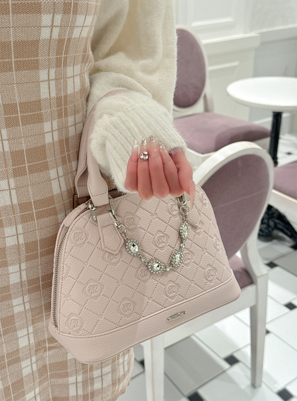 2Wayチャーム付きモノグラムバッグ