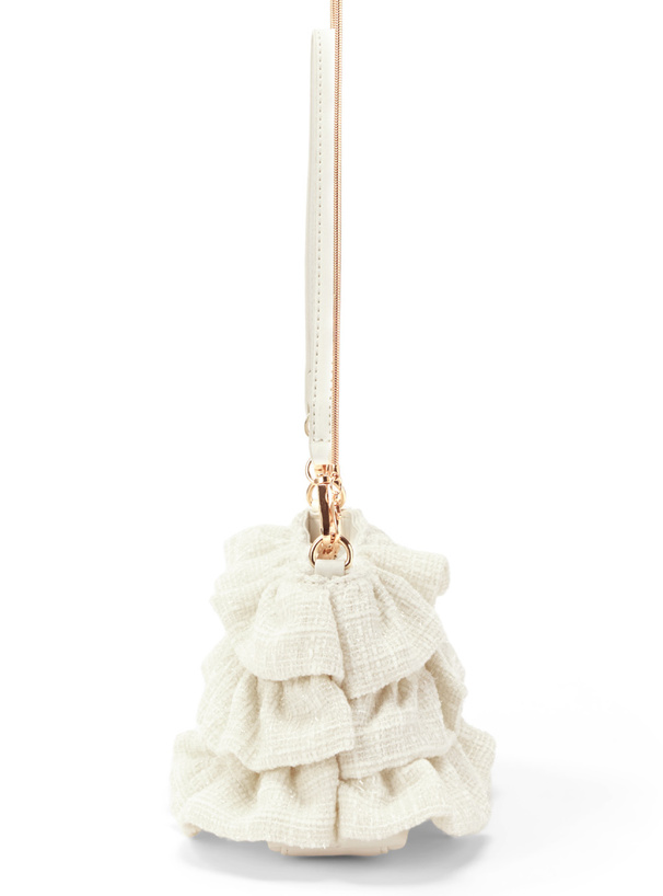 2Wayツイードフリルミニバッグ