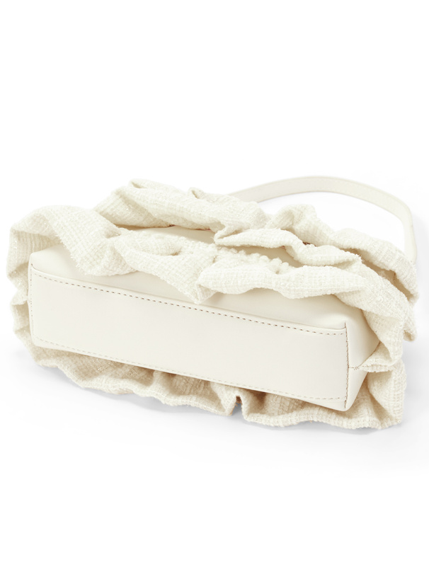 2Wayツイードフリルミニバッグ