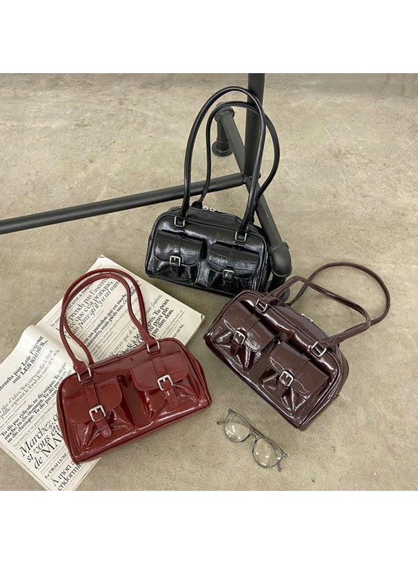 ダブルポケットショルダーバッグ