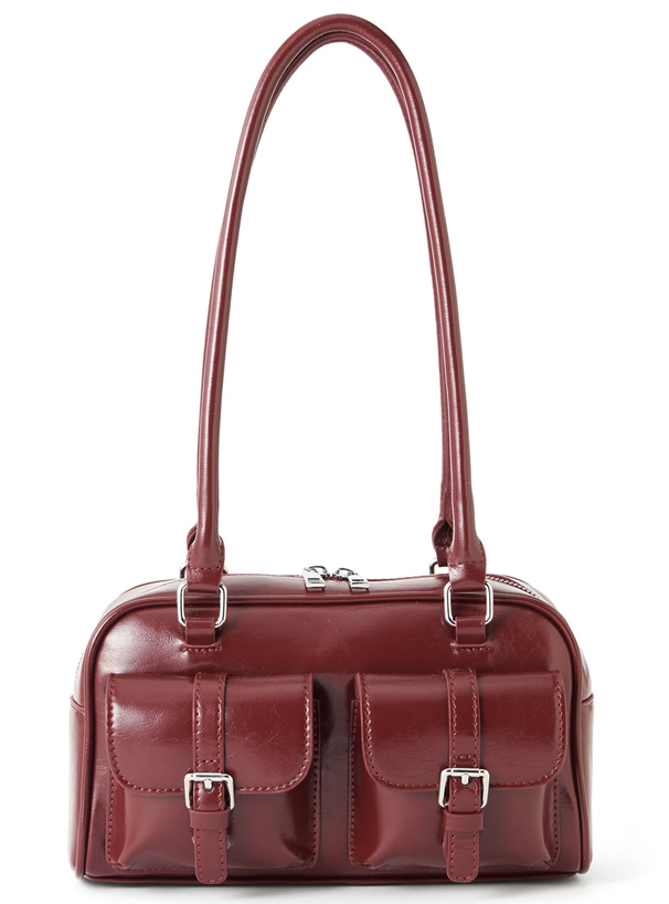 ダブルポケットショルダーバッグ