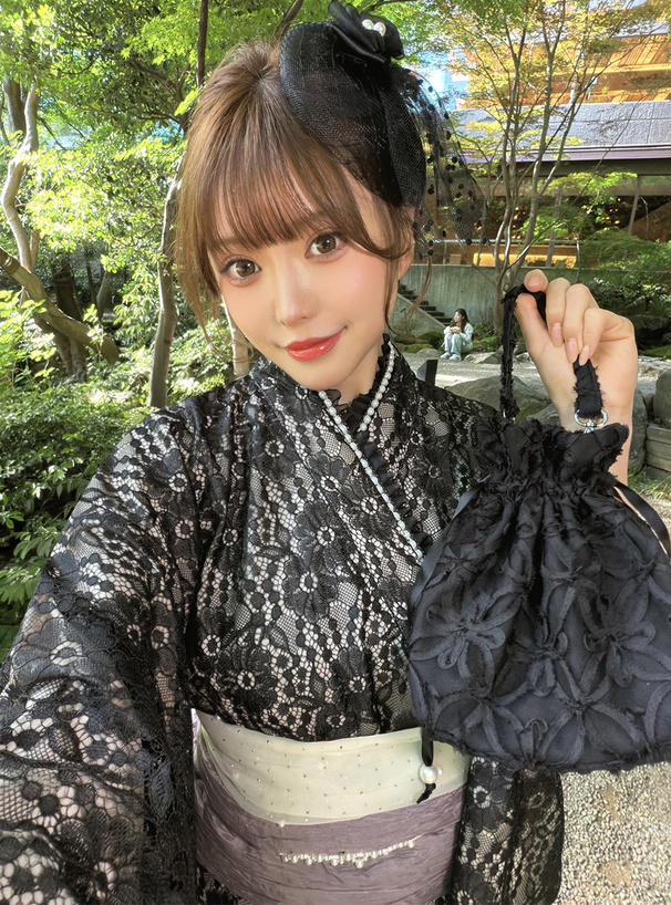 フラワーチュール巾着バッグ