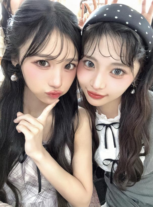 ドット柄カチューシャ