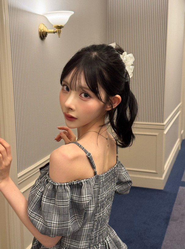 パールオーガンジーフリルヘアクリップ[tr1248] | レディース