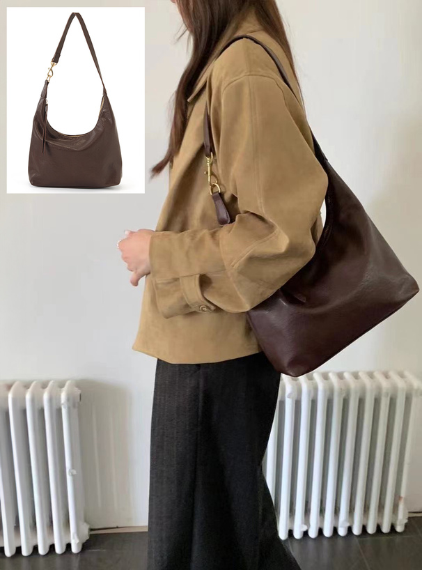 レザーワンハンドルバッグ
