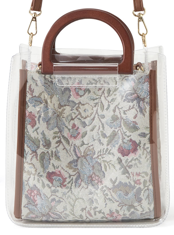 3wayゴブラン花柄クリアミニショルダーバッグ Tr438 レディースファッション通販のグレイル Grl 公式