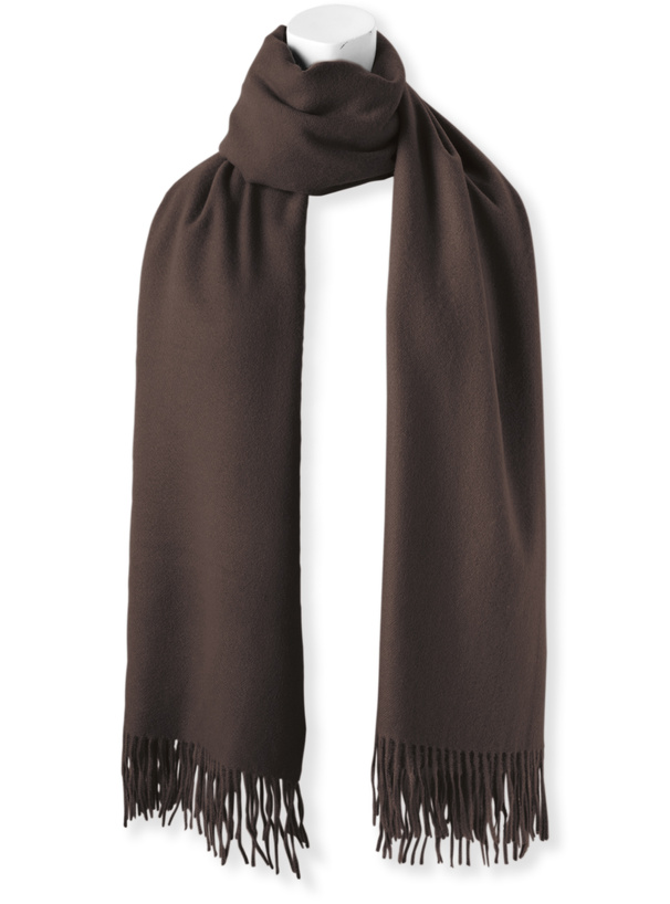 ウールフリンジオーバーサイズマフラー