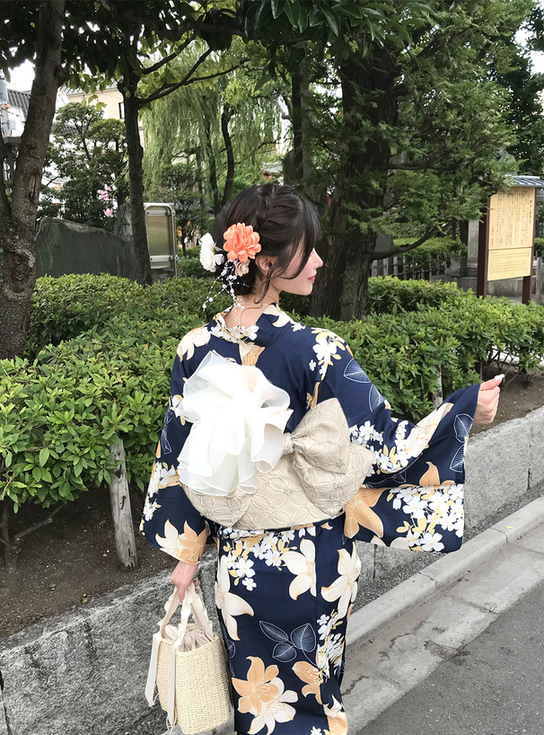 ペーパーリボンハンドルトートバッグ