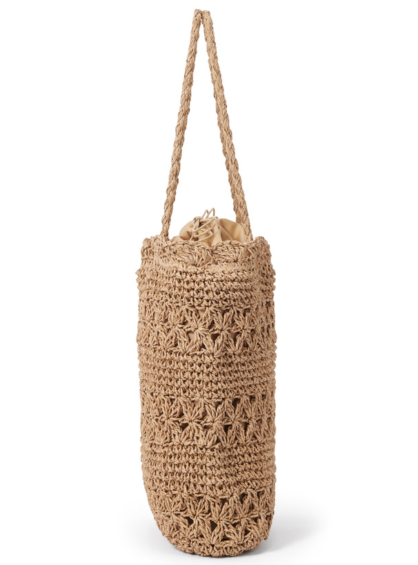 ペーパー透かし編み巾着トートバッグ