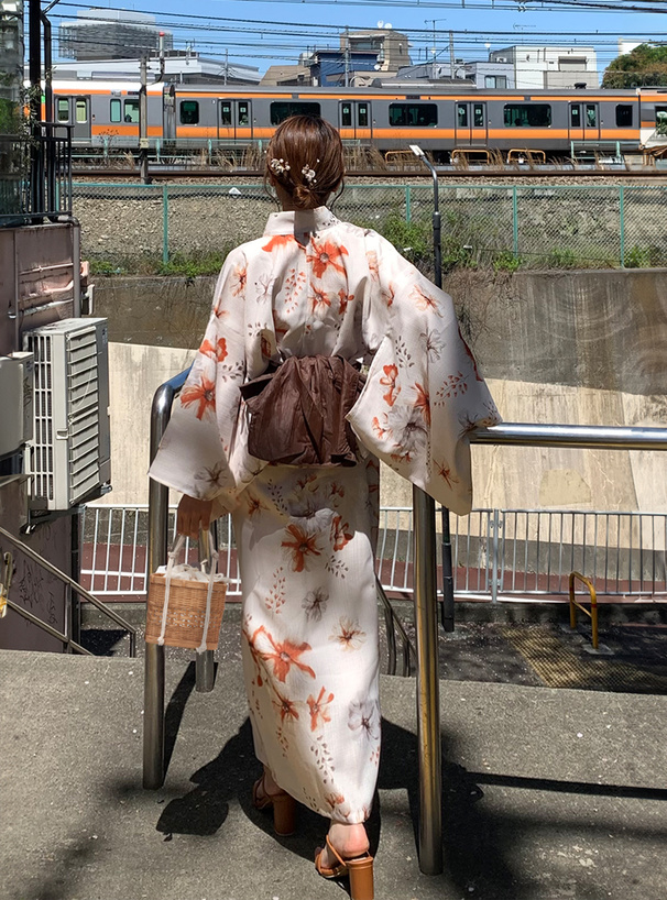 巾着ミニかごバッグ