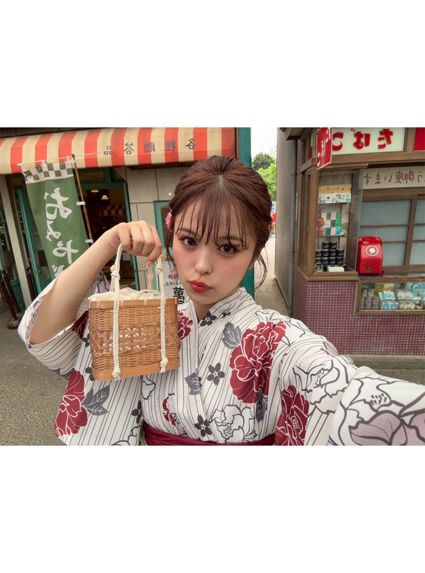 巾着ミニかごバッグ