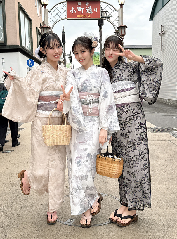 花柄巾着かごバッグ
