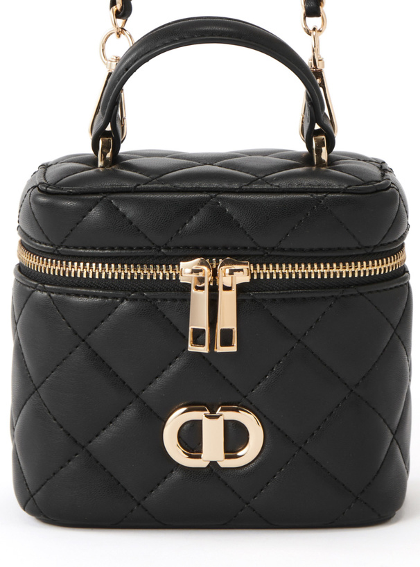 2Wayキルティングバニティバッグ[tr820b]