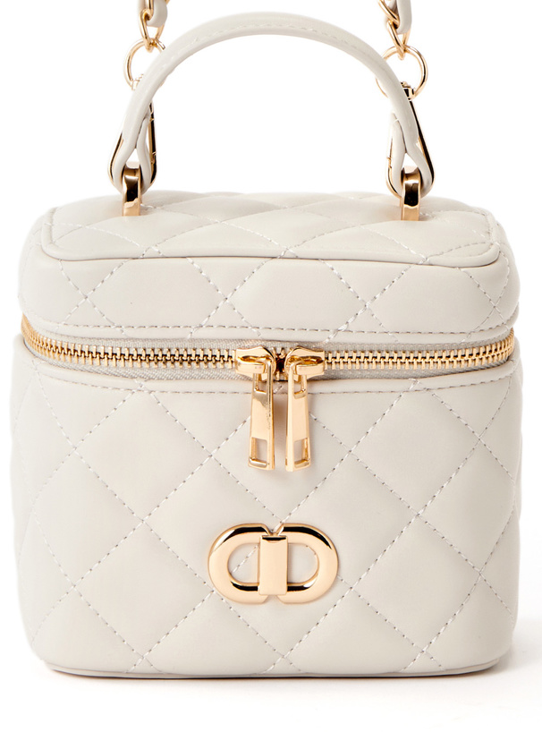 2Wayキルティングバニティバッグ