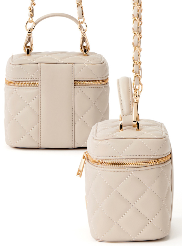 2Wayキルティングバニティバッグ