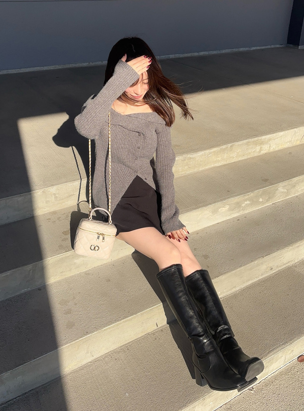 2Wayキルティングバニティバッグ