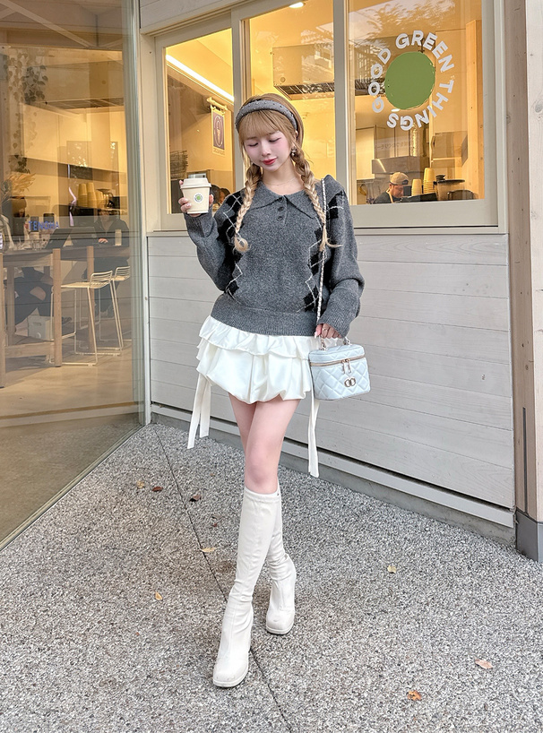 2Wayキルティングバニティバッグ