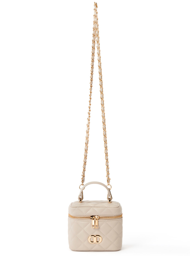 2Wayキルティングバニティバッグ