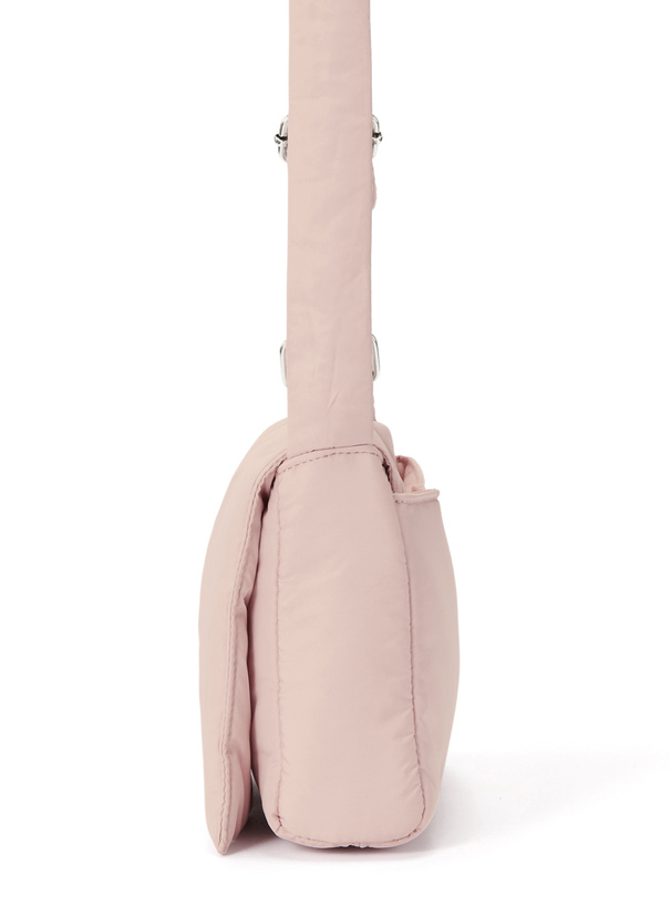 プレート中綿ダウンショルダーバッグ