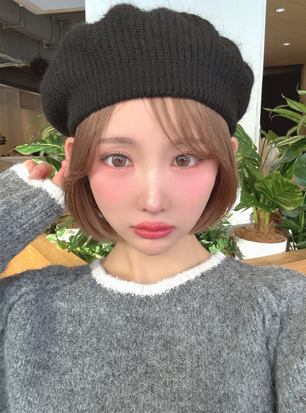 ウール混ニットベレー帽[tr877] | レディースファッション通販の