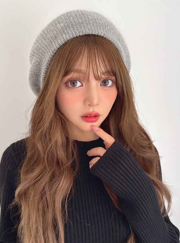 ウール混ニットベレー帽[tr877] | レディースファッション通販の