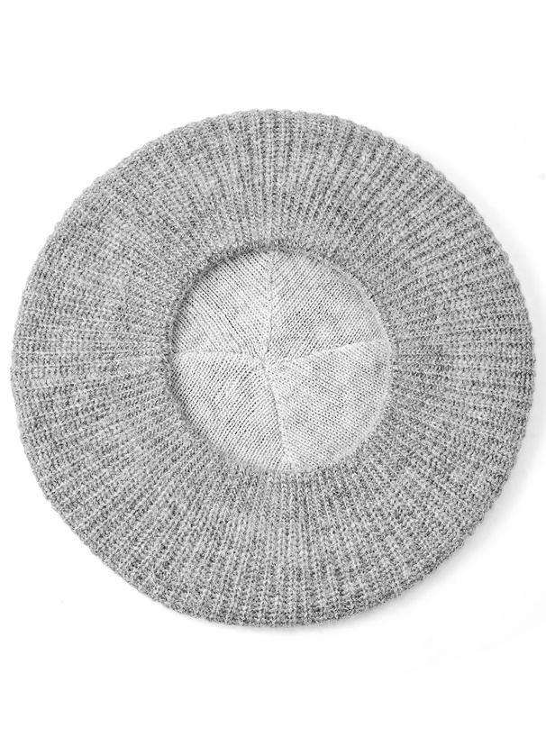 ウール混ニットベレー帽