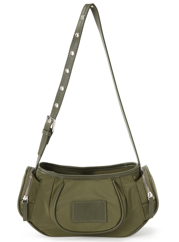 ラウンドナイロンショルダーバッグ