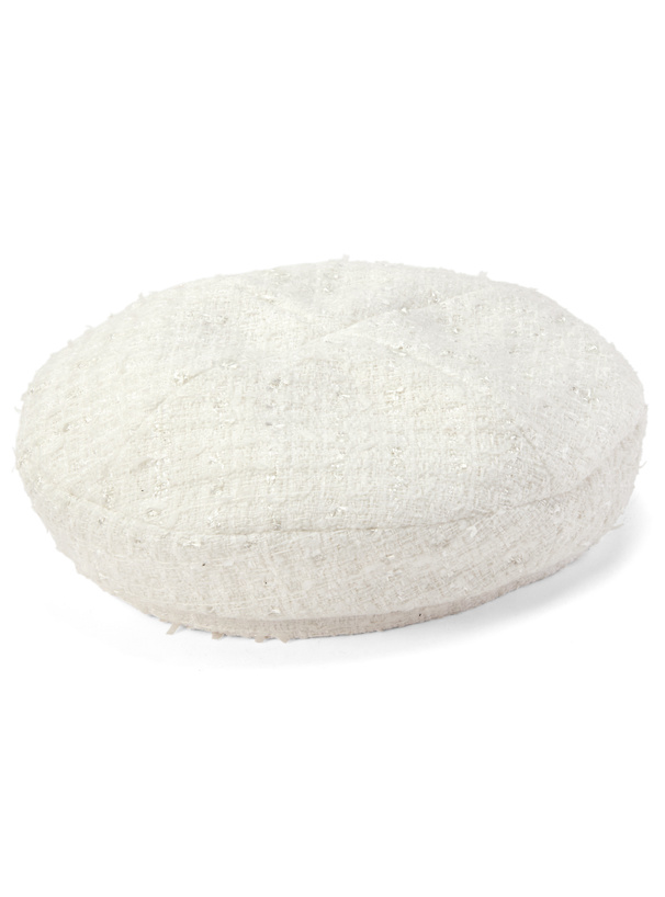 ツイードベレー帽