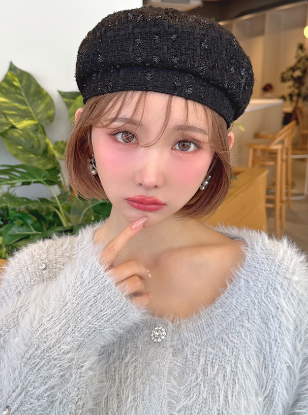 ツイードベレー帽[tr976] | レディースファッション通販のグレイル(GRL
