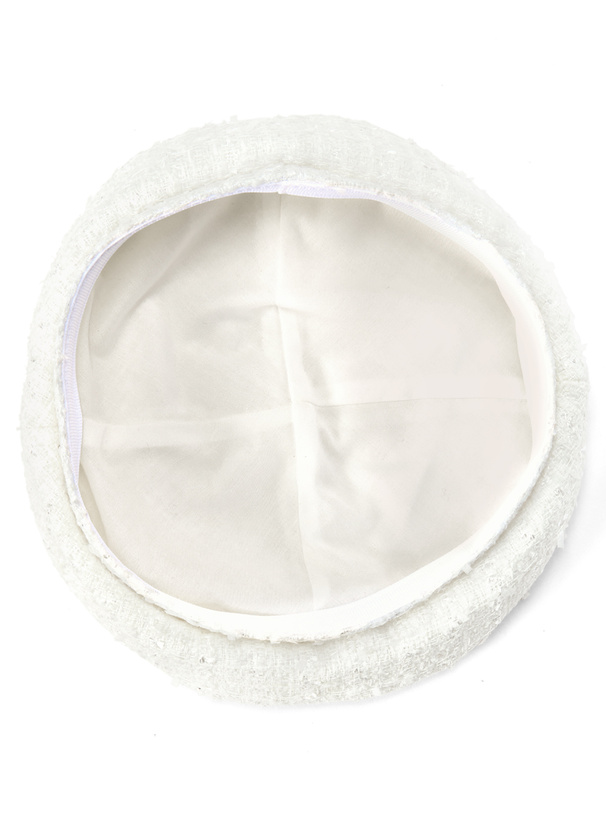 ツイードベレー帽