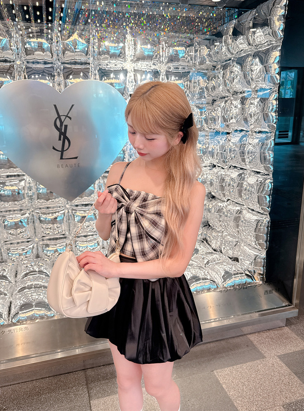 2Wayリボンハーフムーンバッグ