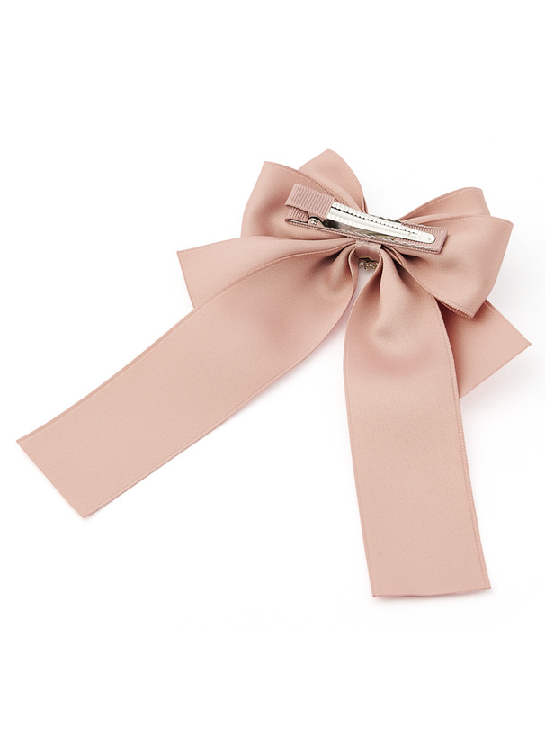 ハートパールリボンヘアクリップ