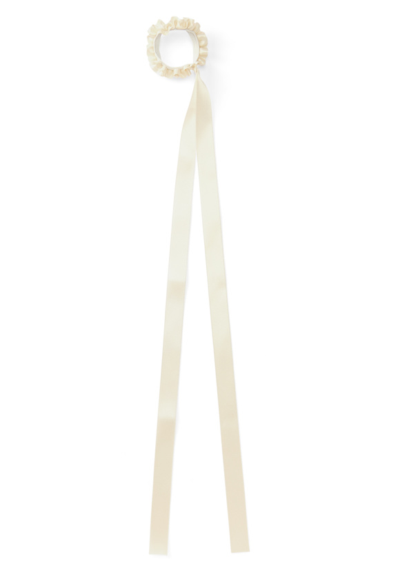 サテンリボンシュシュ