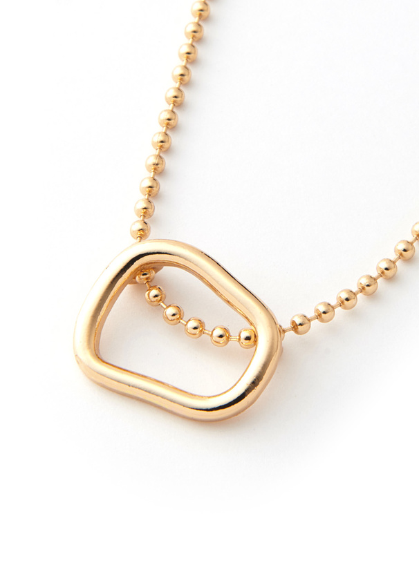 ニュアンスサークルネックレス