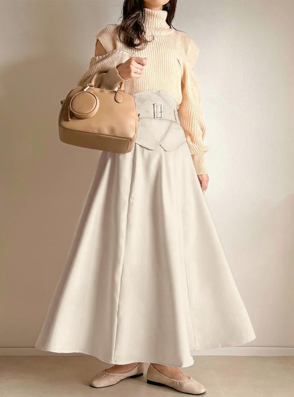 コルセット風フレアスカート[tt011] | レディースファッション通販の
