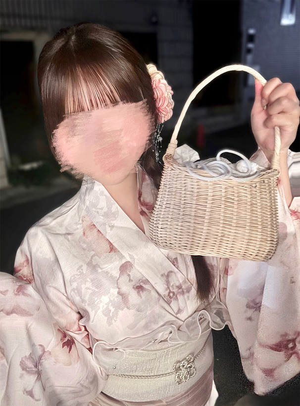 花モチーフパール飾り帯紐