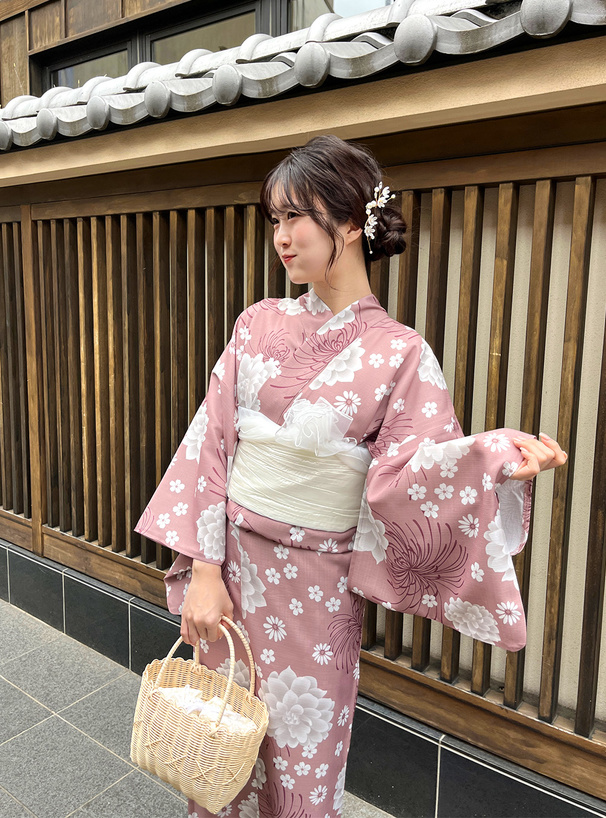 クリアフラワーパールビジューヘアピン2点セット