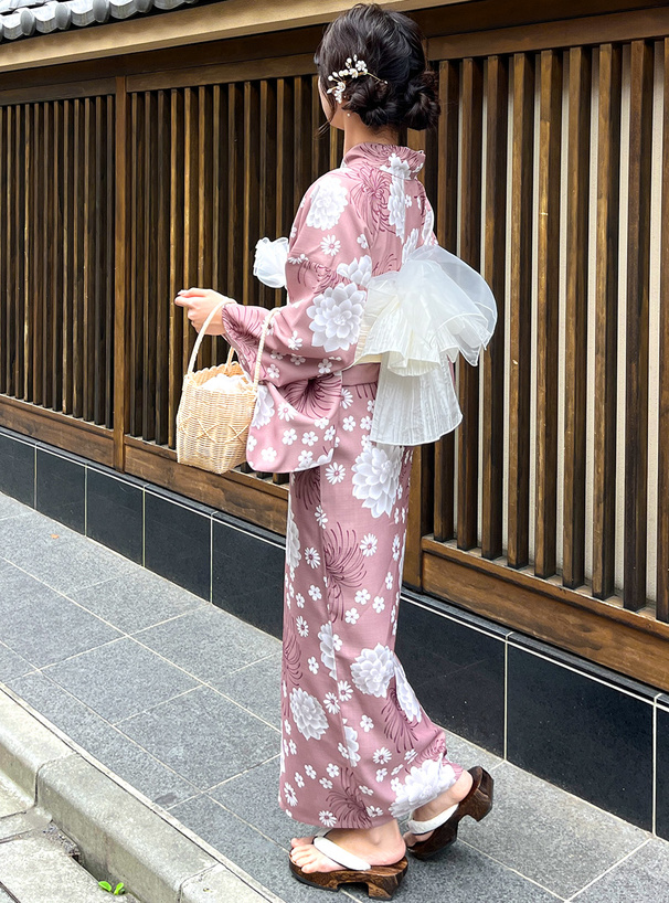 クリアフラワーパールビジューヘアピン2点セット