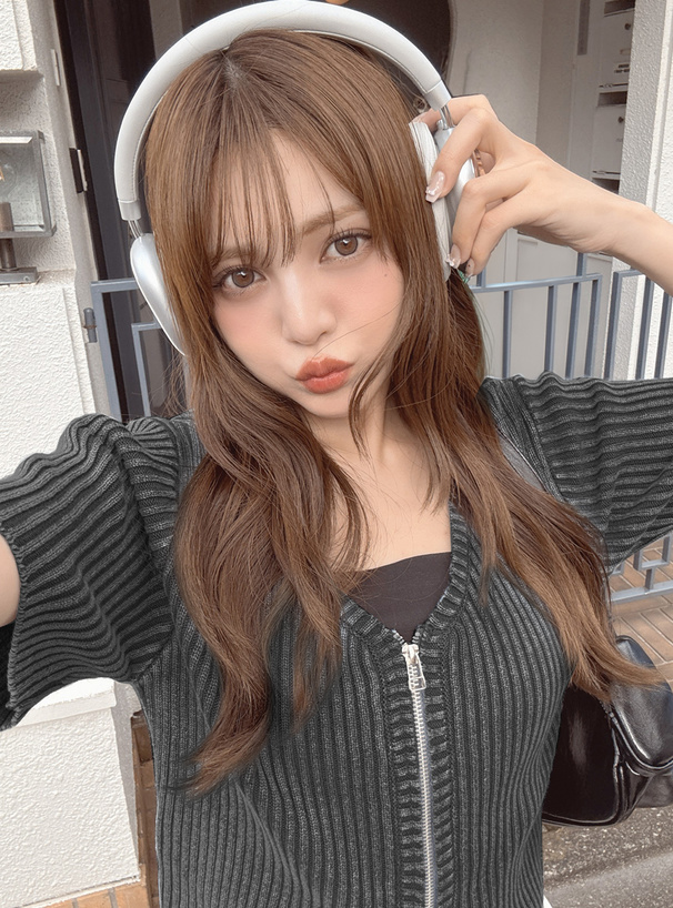 ブリーチニットダブルジップカーディガン