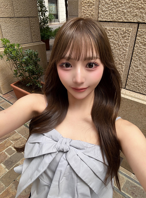 ビッグリボンペプラムキャミビスチェ