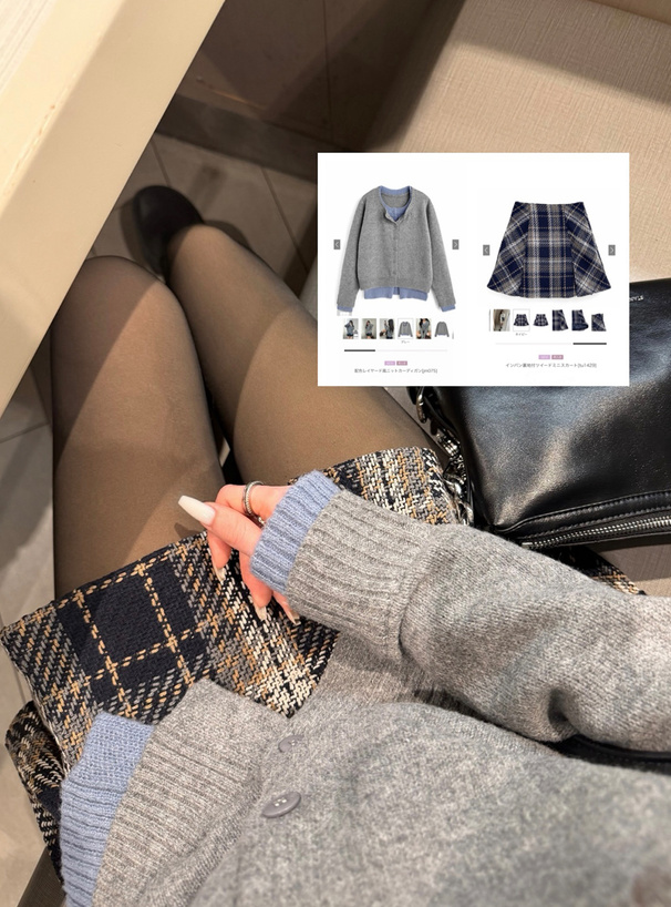 インパン裏地付ツイードミニスカート[tu1429] | レディース