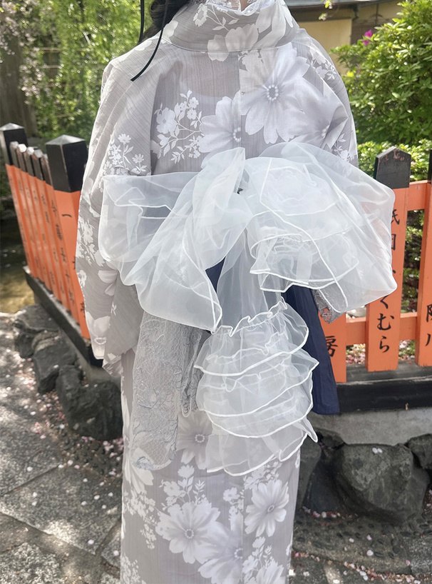 大花柄浴衣セット