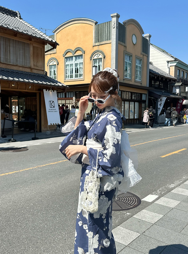 牡丹浴衣セット