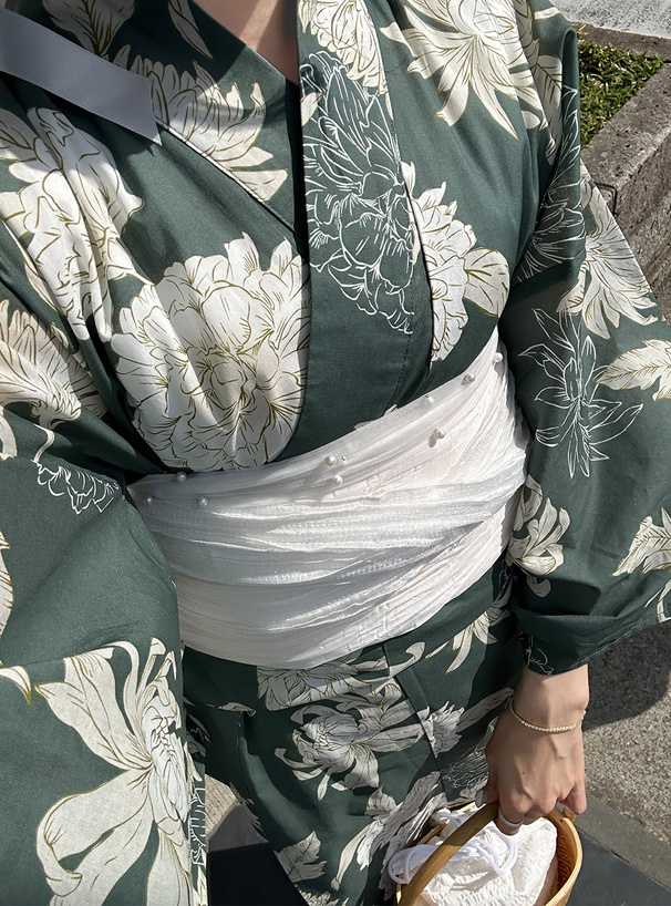 芍薬浴衣セット