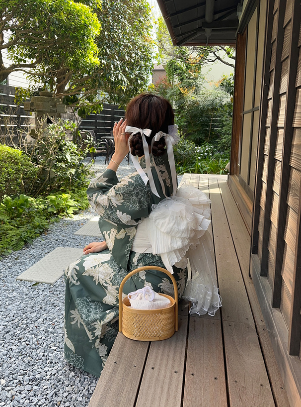 芍薬浴衣セット